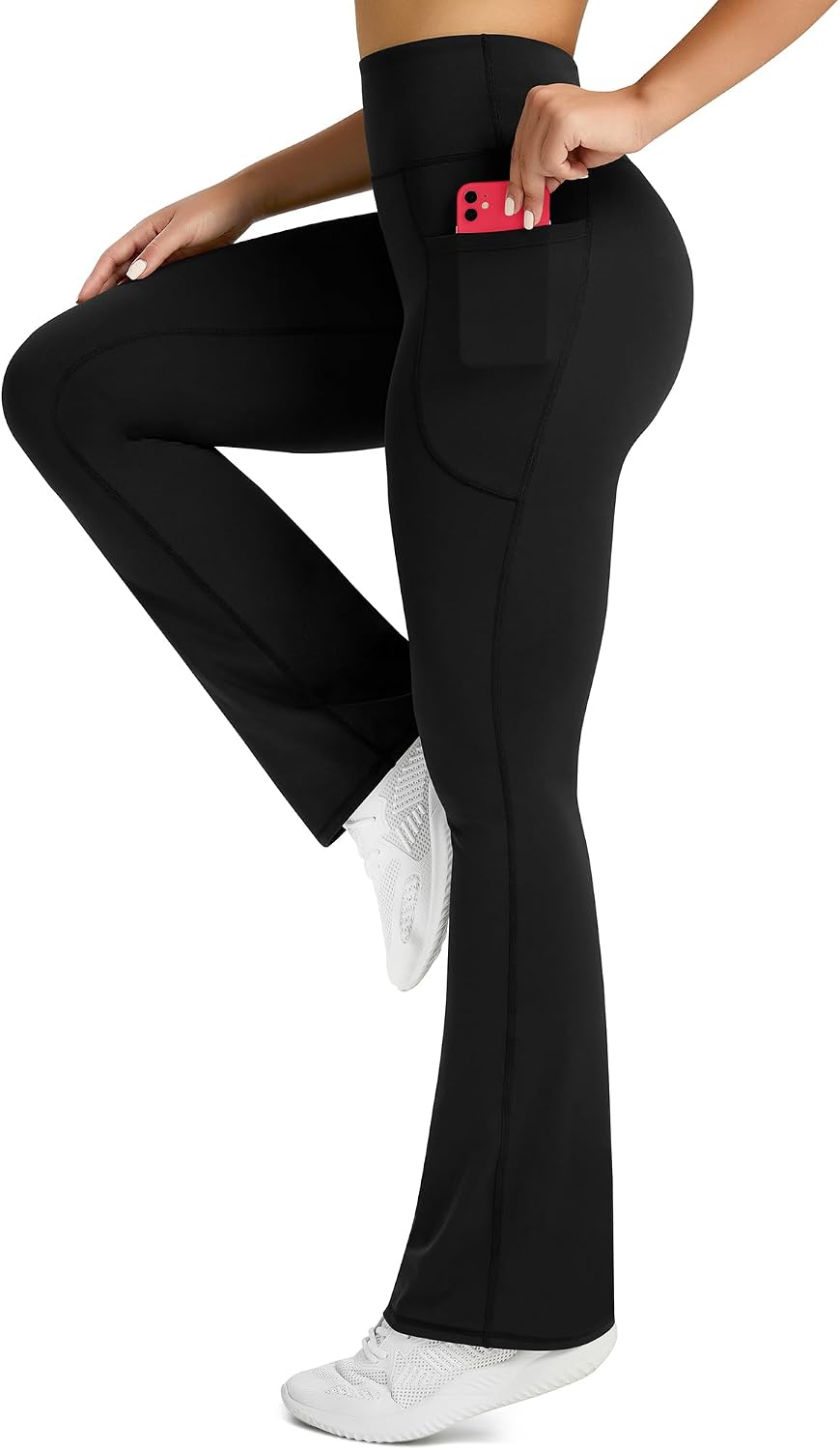 Women's Micro-Flare Yoga Pants with Pockets