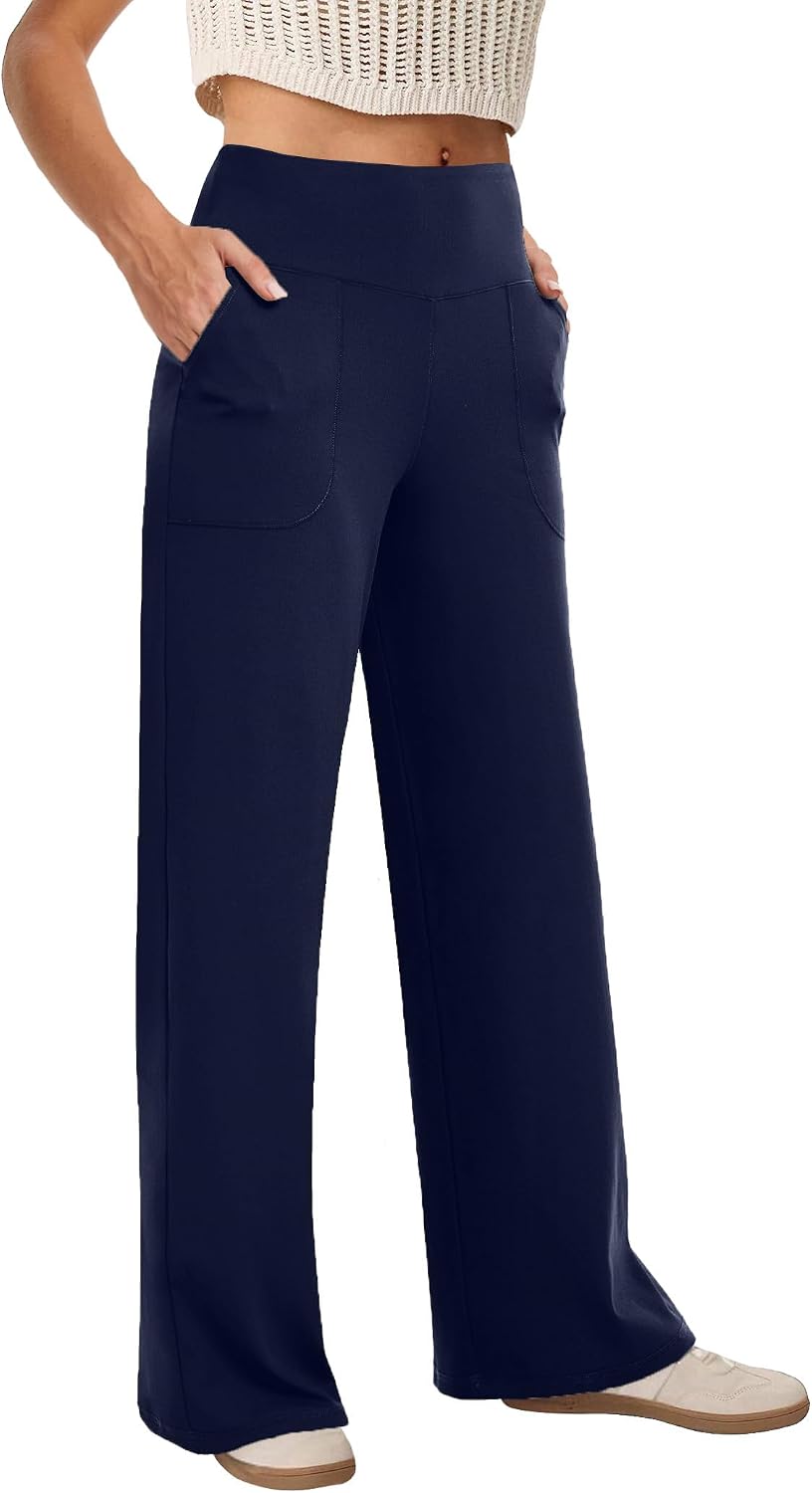 Women's High-Waisted Wide-Leg Yoga Pants