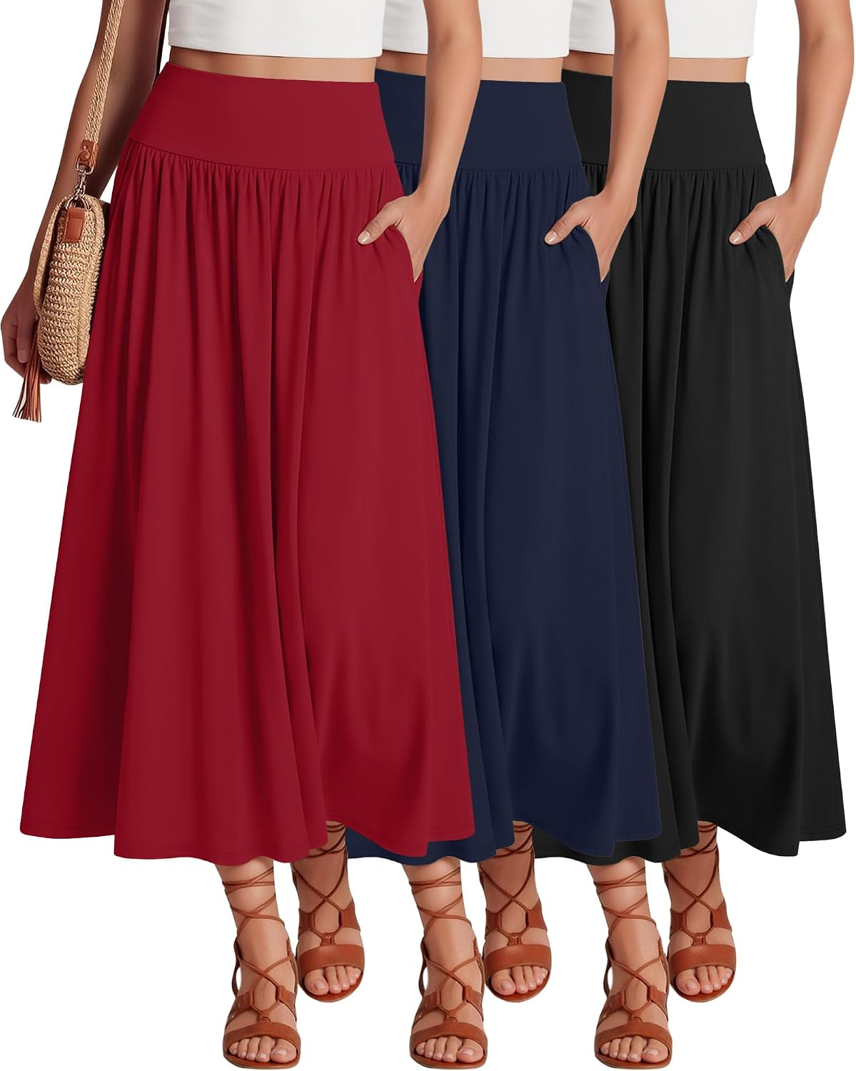 Women's Long Skirt (3-Pack)