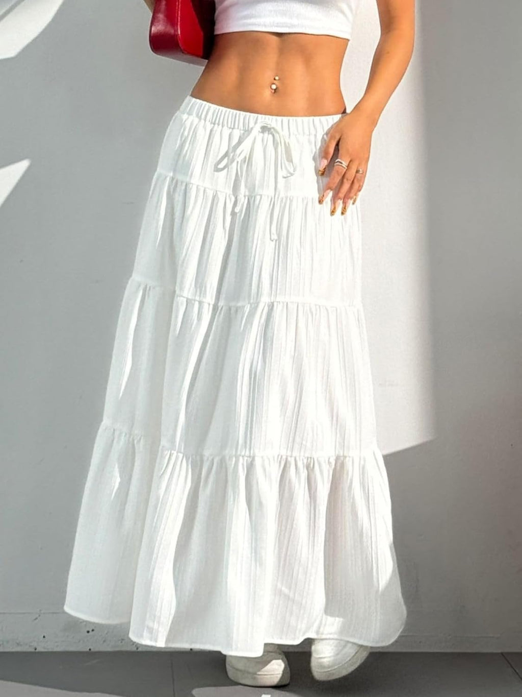 Women's Bohemian-Style Flowy Maxi Dress – Elegant A-Line Maxi Dress