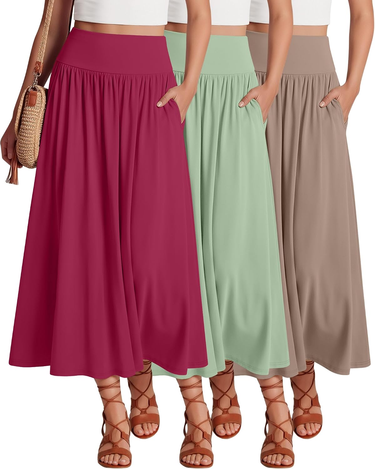 Women's Long Skirt (3-Pack)