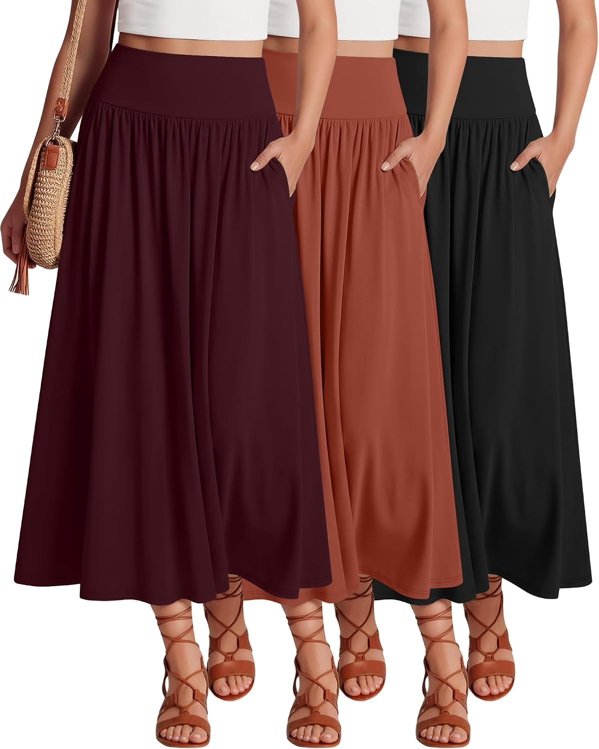 Women's Long Skirt (3-Pack)