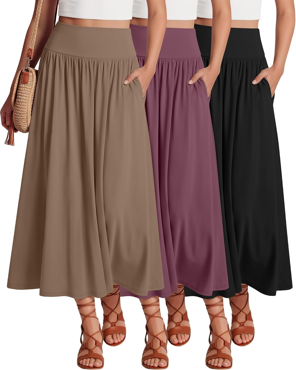 Women's Long Skirt (3-Pack)