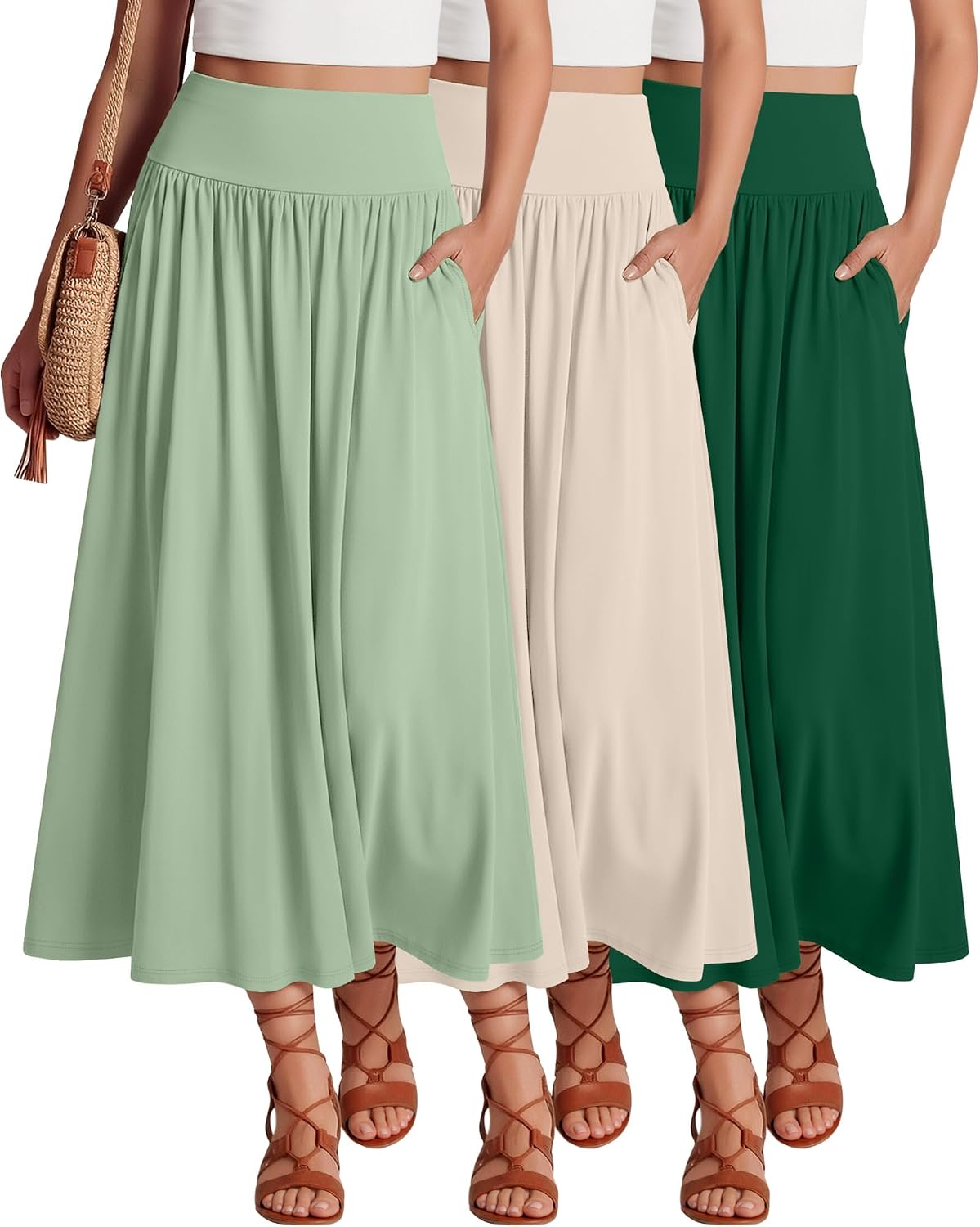 Women's Long Skirt (3-Pack)