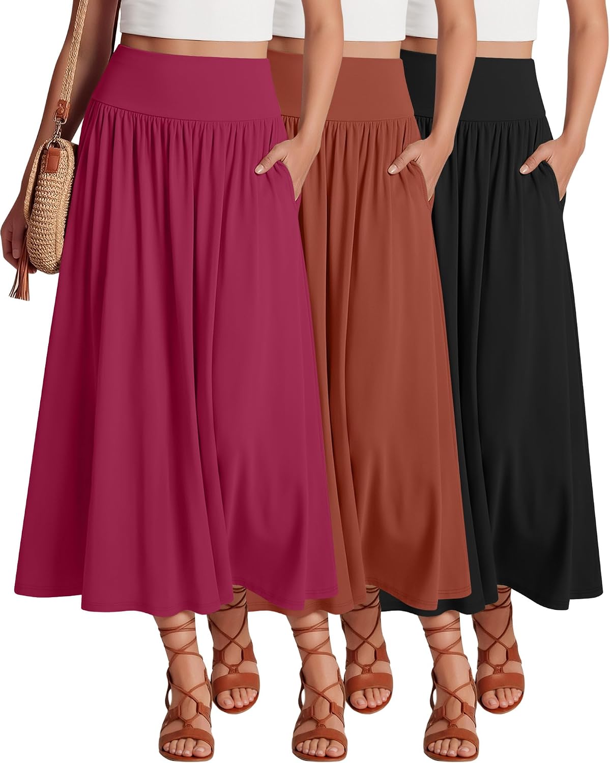Women's Long Skirt (3-Pack)