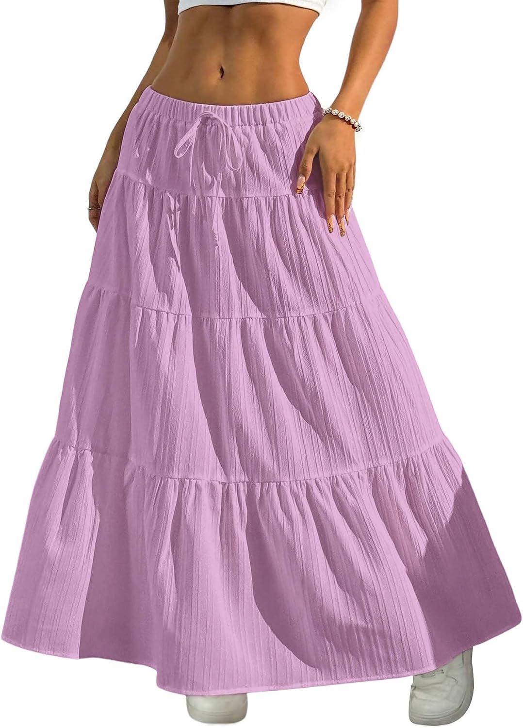 Women's Bohemian-Style Flowy Maxi Dress – Elegant A-Line Maxi Dress