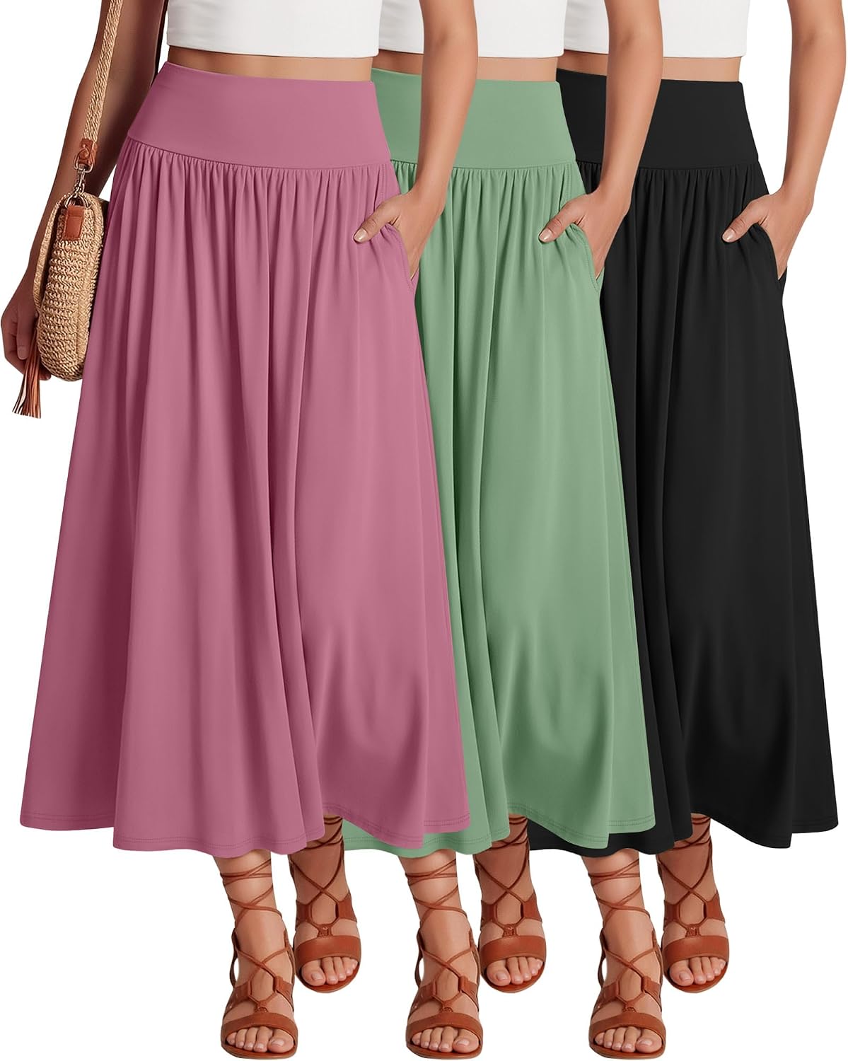 Women's Long Skirt (3-Pack)