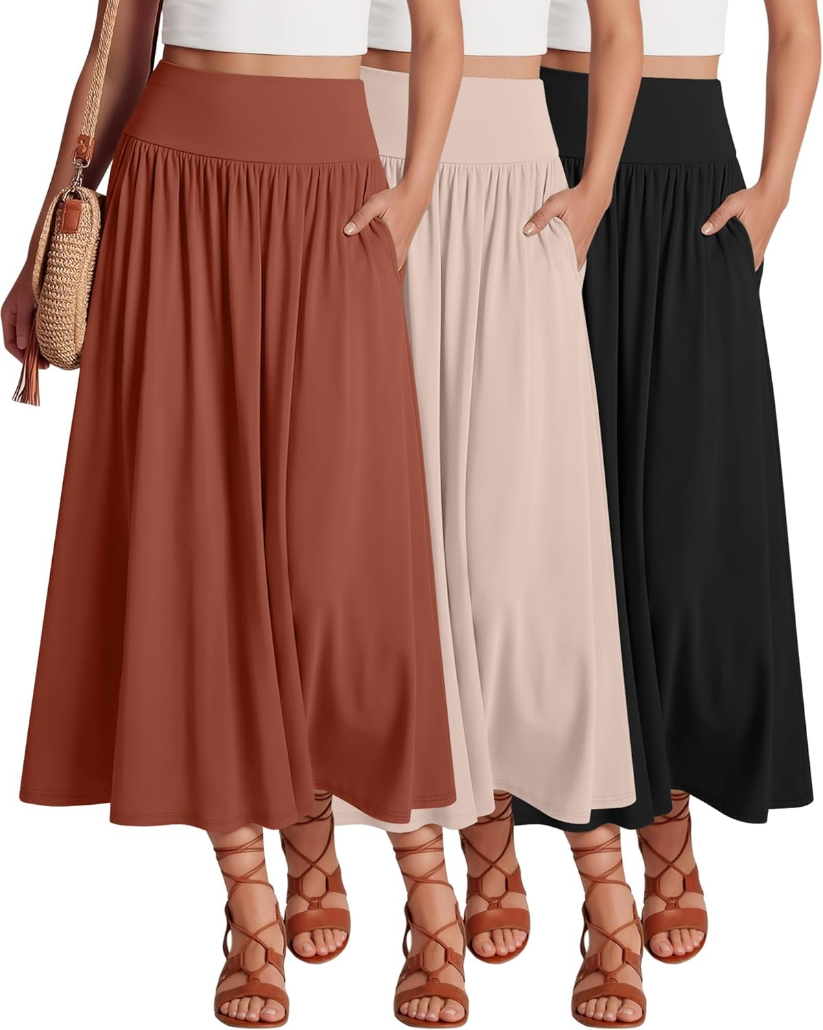 Women's Long Skirt (3-Pack)