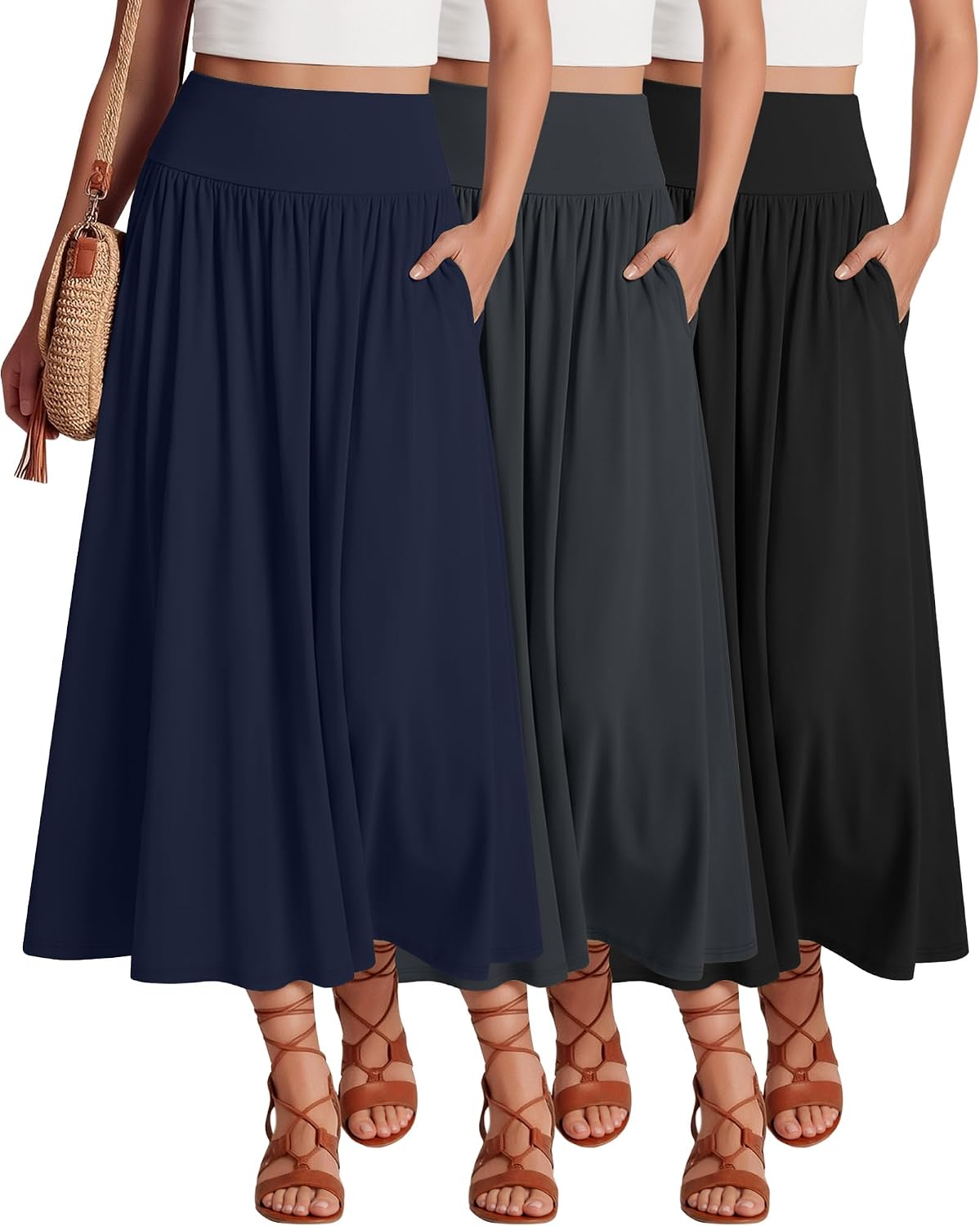 Women's Long Skirt (3-Pack)