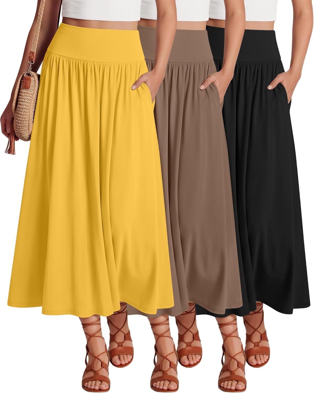 Women's Long Skirt (3-Pack)