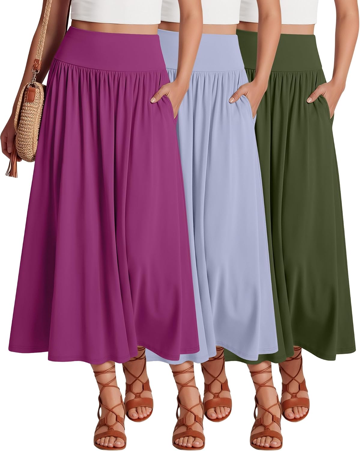 Women's Long Skirt (3-Pack)