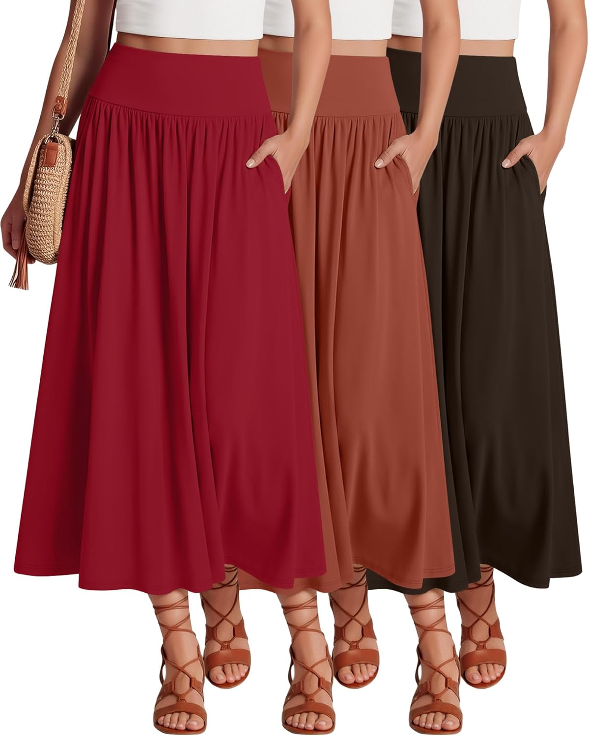Women's Long Skirt (3-Pack)