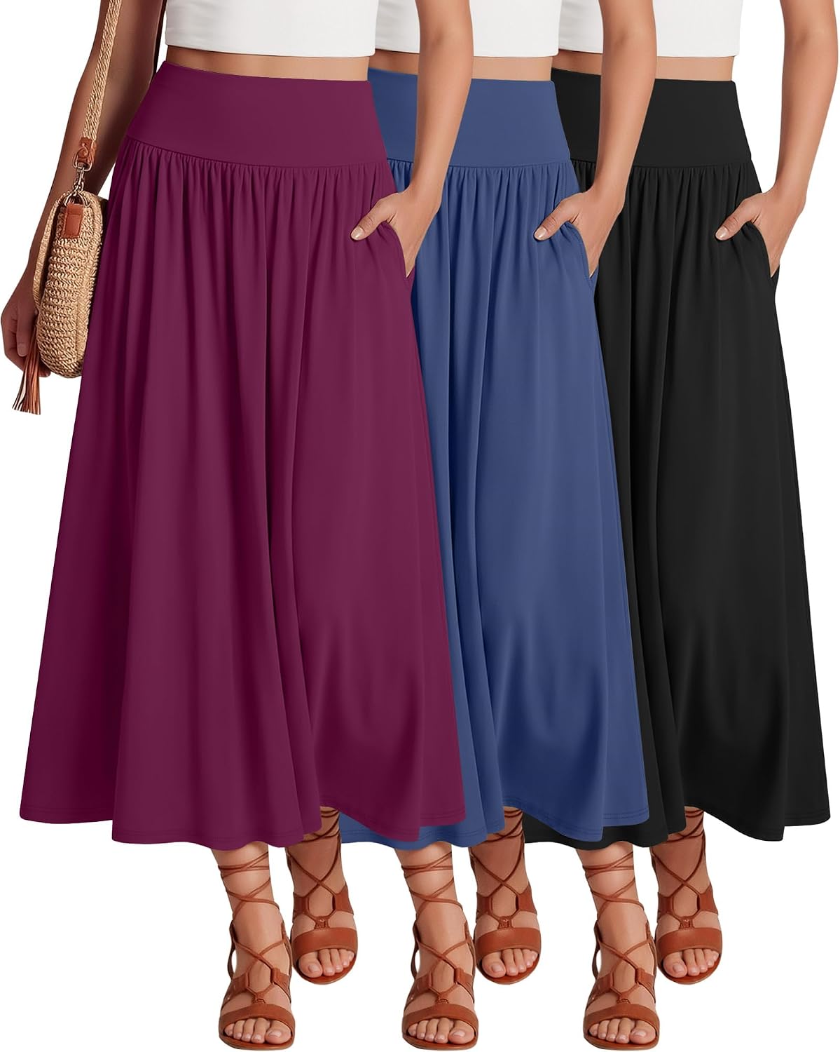 Women's Long Skirt (3-Pack)