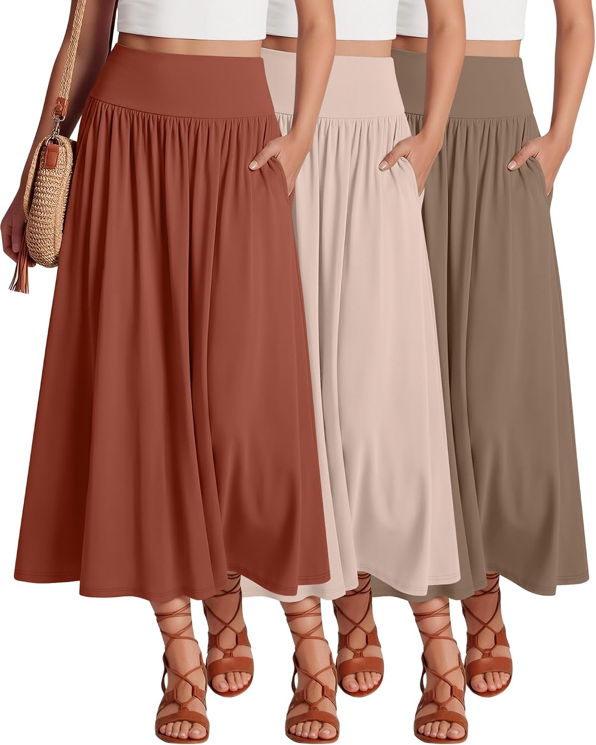 Women's Long Skirt (3-Pack)
