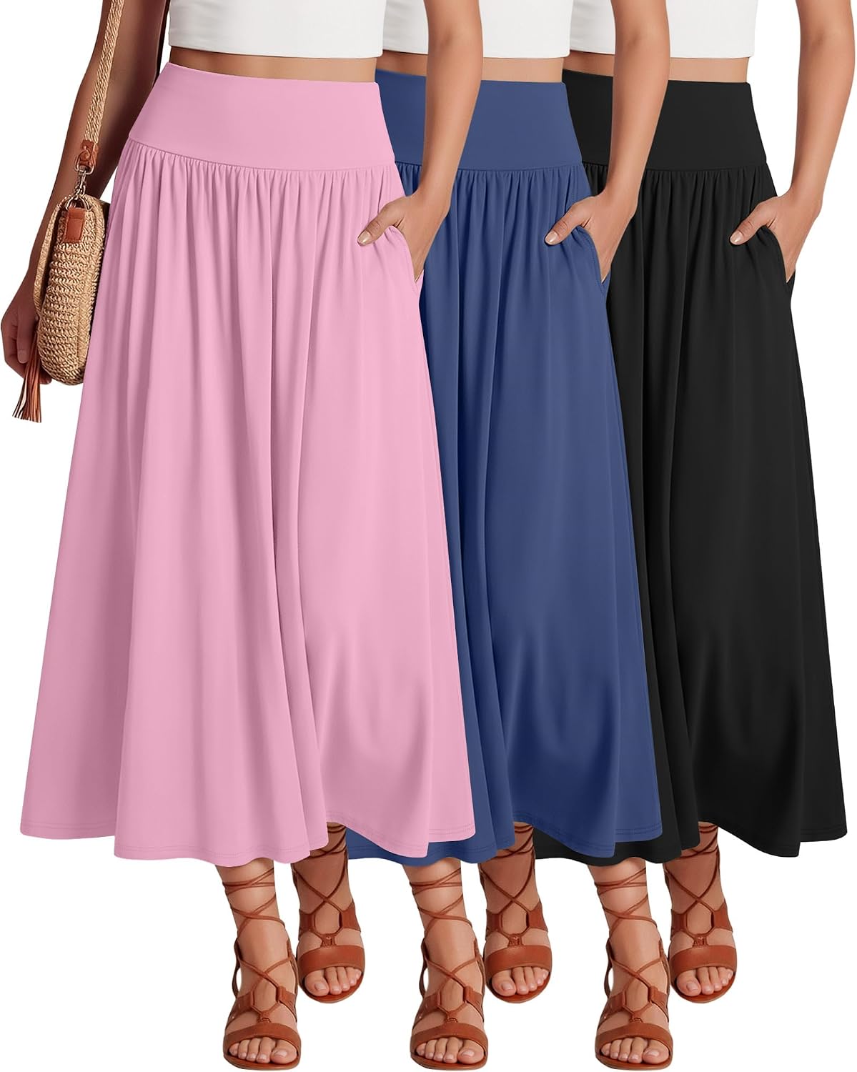 Women's Long Skirt (3-Pack)