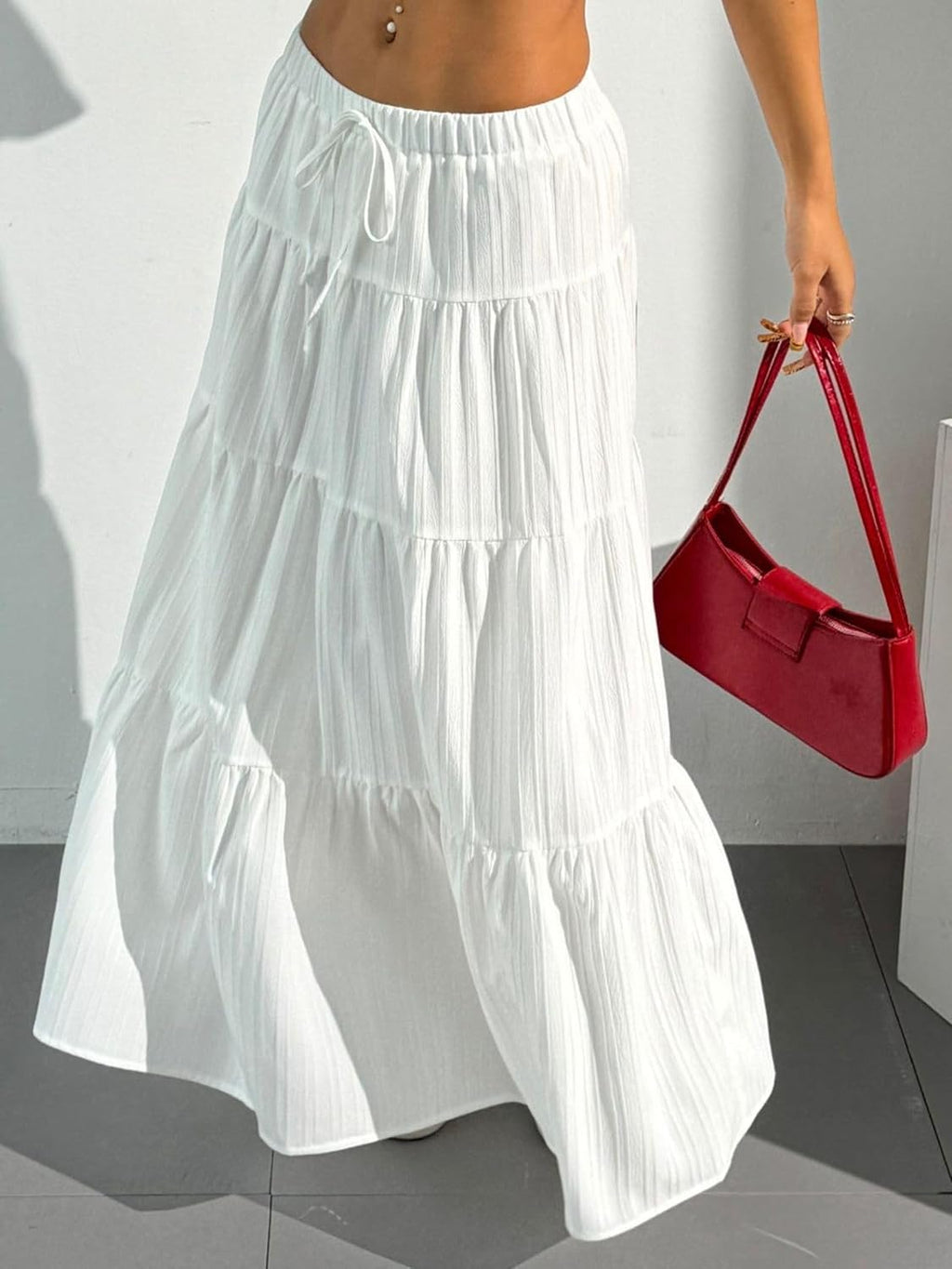 Women's Bohemian-Style Flowy Maxi Dress – Elegant A-Line Maxi Dress