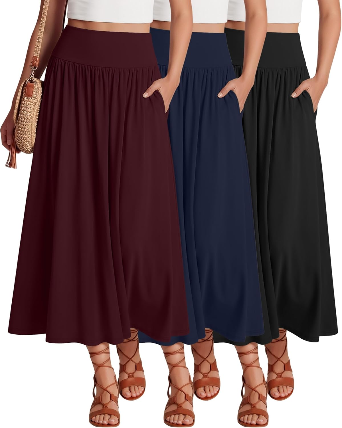 Women's Long Skirt (3-Pack)