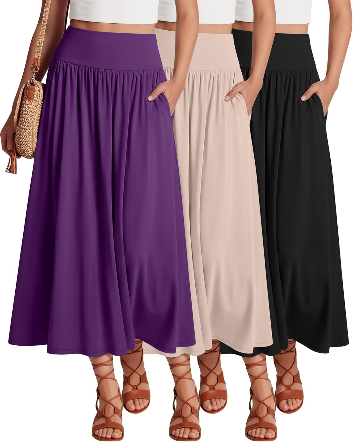 Women's Long Skirt (3-Pack)