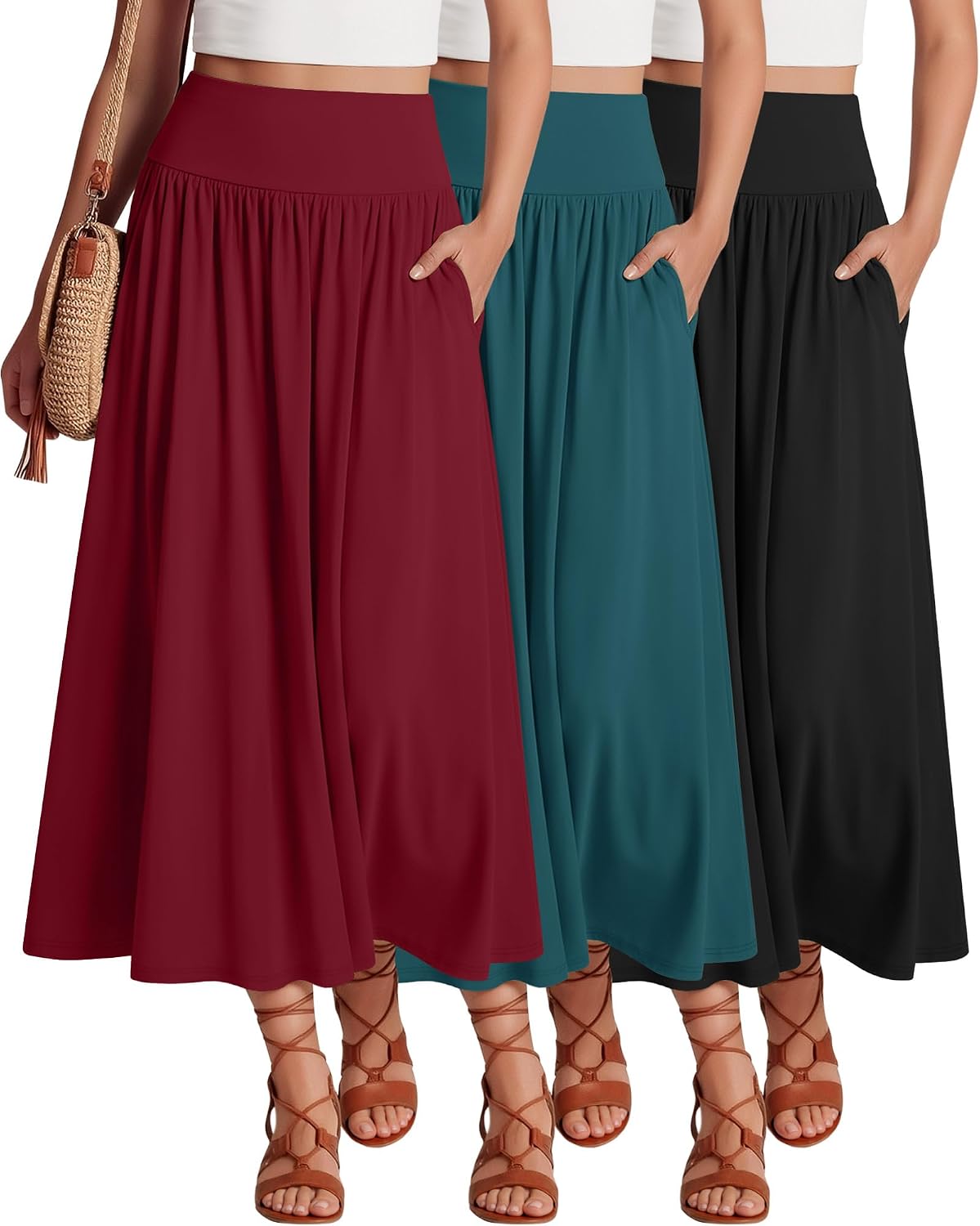 Women's Long Skirt (3-Pack)