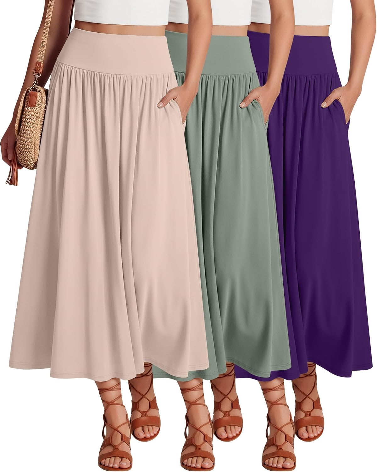 Women's Long Skirt (3-Pack)