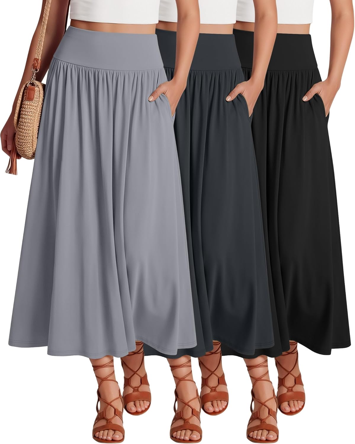 Women's Long Skirt (3-Pack)
