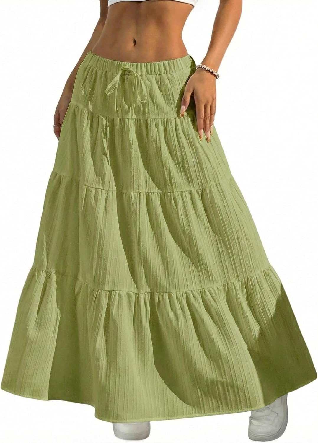 Women's Bohemian-Style Flowy Maxi Dress – Elegant A-Line Maxi Dress