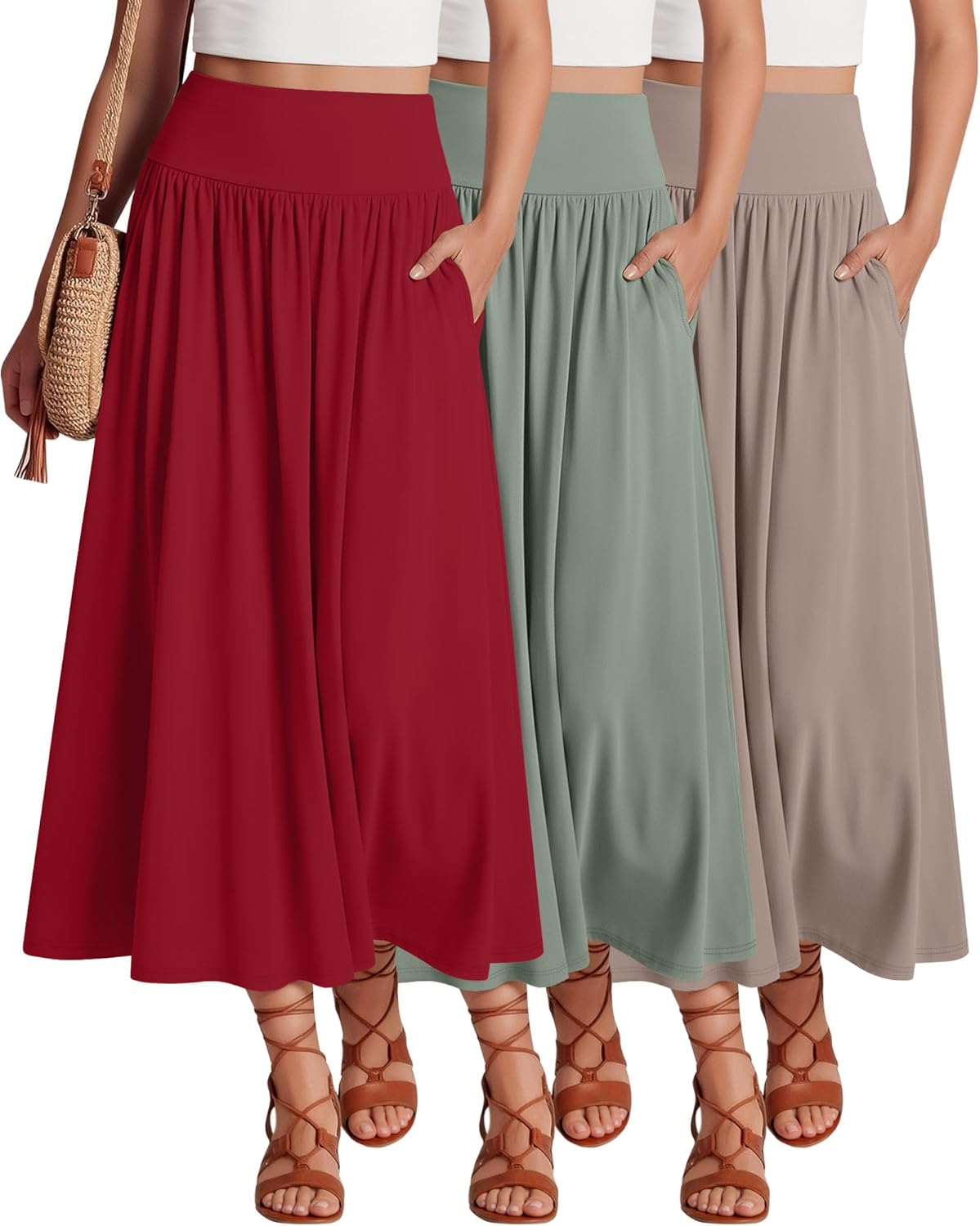 Women's Long Skirt (3-Pack)