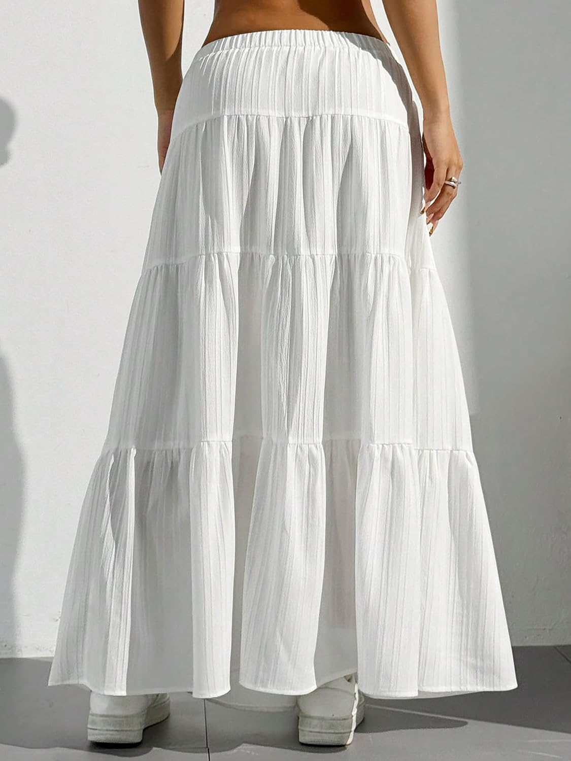 Women's Bohemian-Style Flowy Maxi Dress – Elegant A-Line Maxi Dress