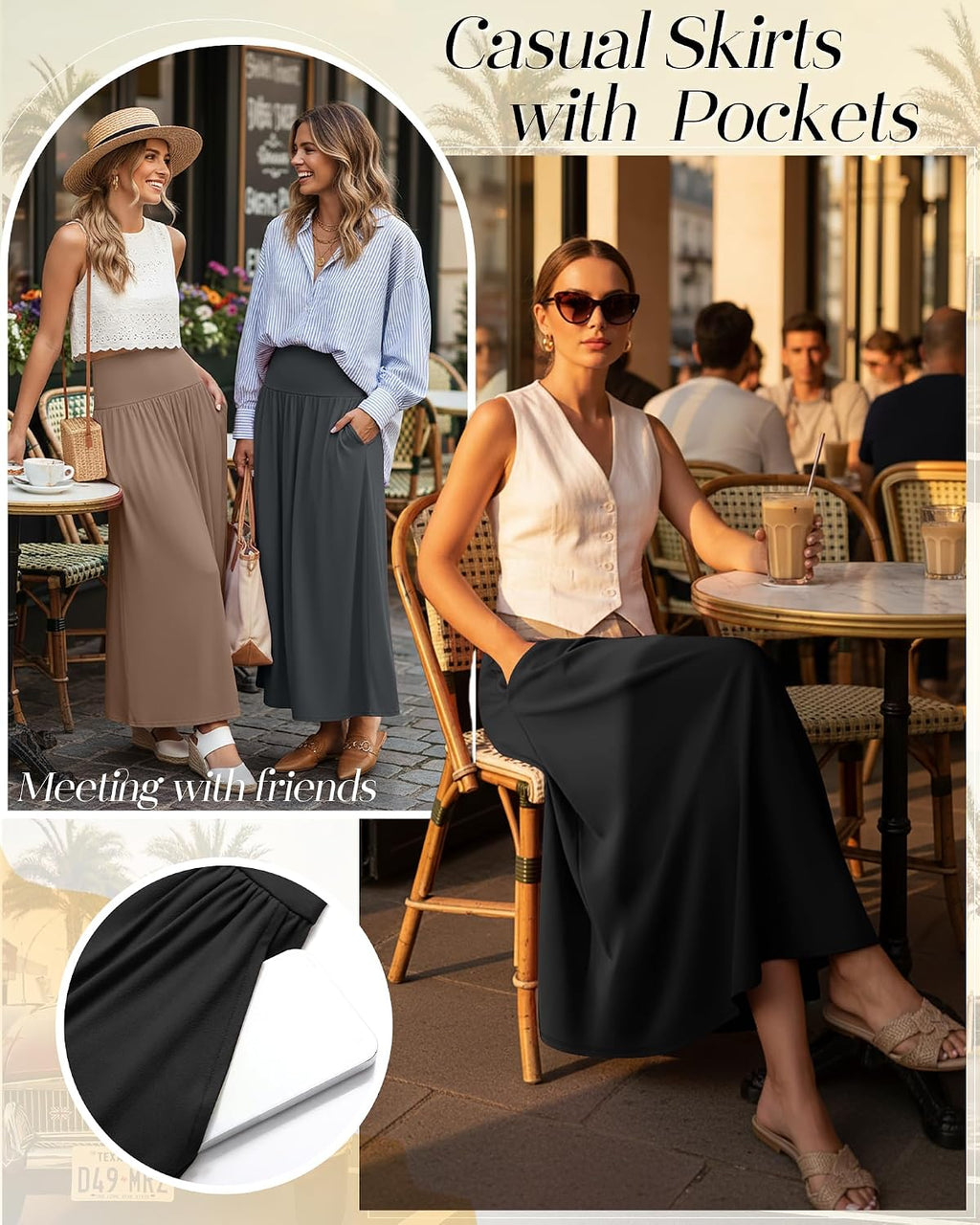 Women's Long Skirt (3-Pack)