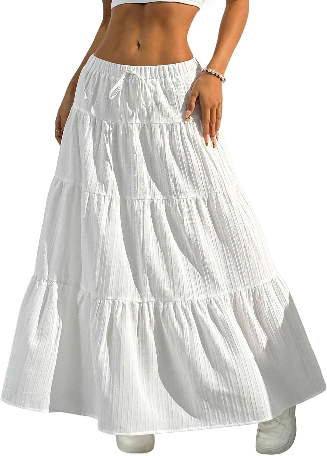 Women's Bohemian-Style Flowy Maxi Dress – Elegant A-Line Maxi Dress